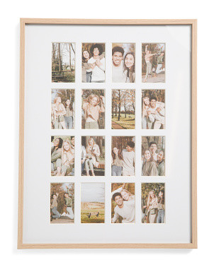 13.5x17.5 Matted To 16 2x3.5 Instant Photo Collage Wall Picture Frame | Mother's Day Gifts | Mars... | Marshalls