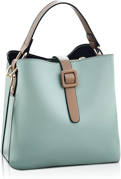 NICOLE & DORIS Bucket Bag for Women Handbags & Shoulder Bags Fashion Ladies Crossbody Bag PU Leat... | Amazon (UK)