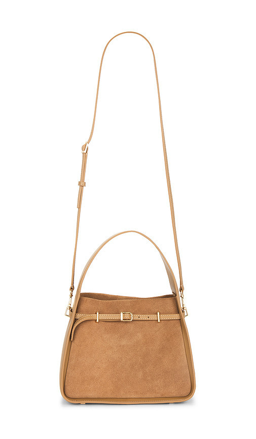 SIMKHAI Small Cleo Bucket Bag in Camel. Size all. | Revolve Clothing (Global)