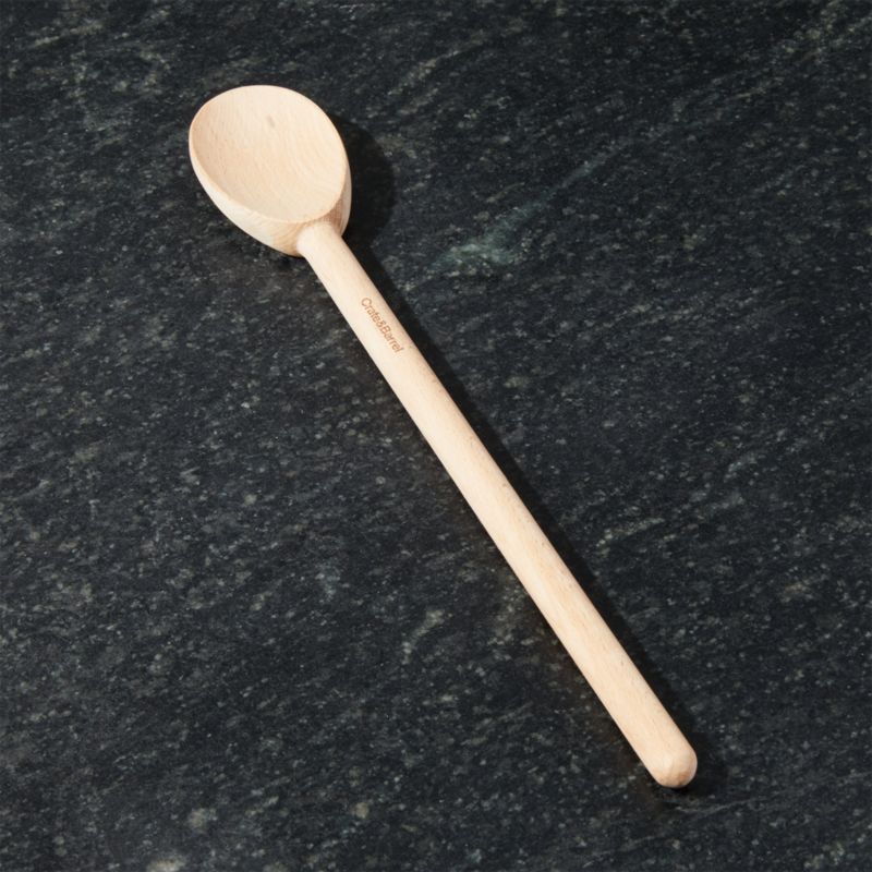 French Wooden Tasting Spoon + Reviews | Crate and Barrel | Crate & Barrel