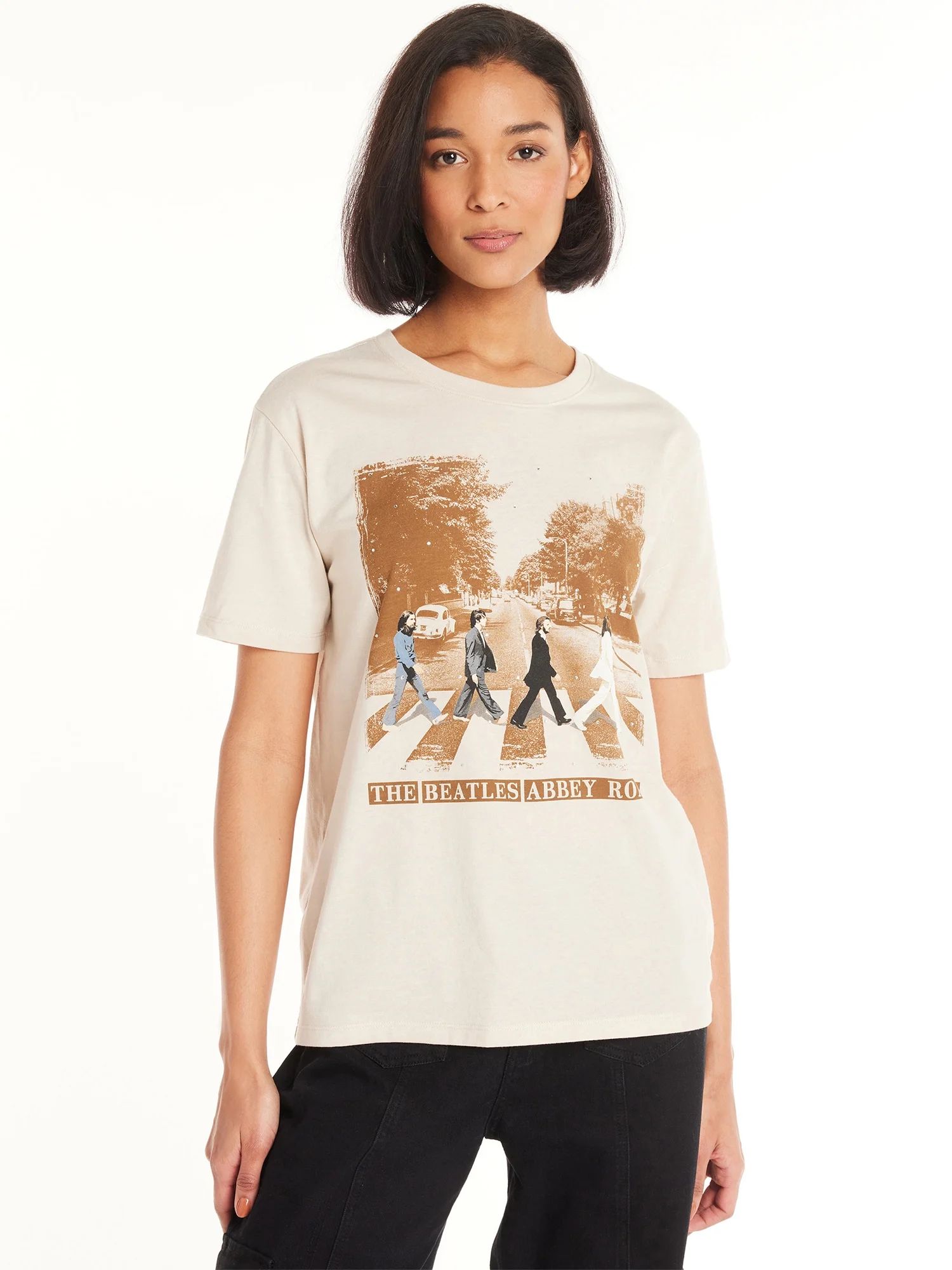 Time and Tru Women's Beatles Graphic Print T-Shirt, Sizes XS-XXXL | Walmart (US)