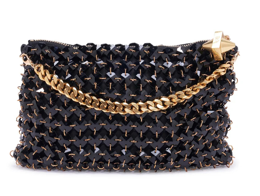 Resputin Clutch- Black Beads | Christy Lynn