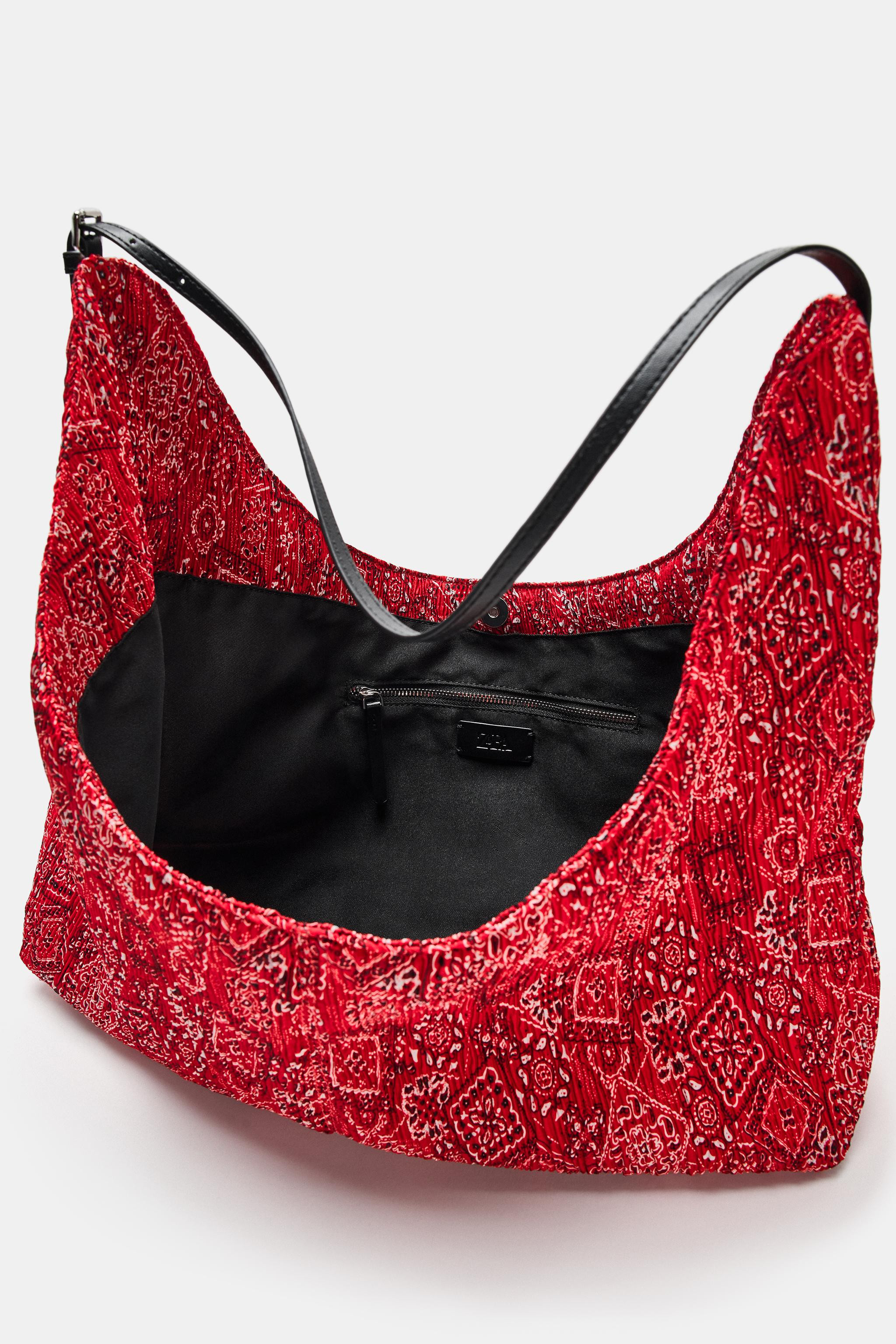 PRINTED WOVEN SHOPPER | Zara US