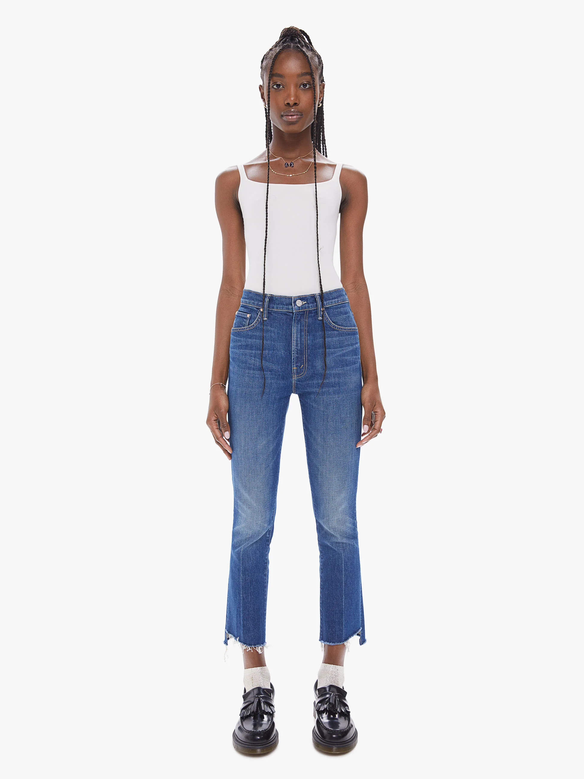 The Insider Crop Step Fray | Mother Denim