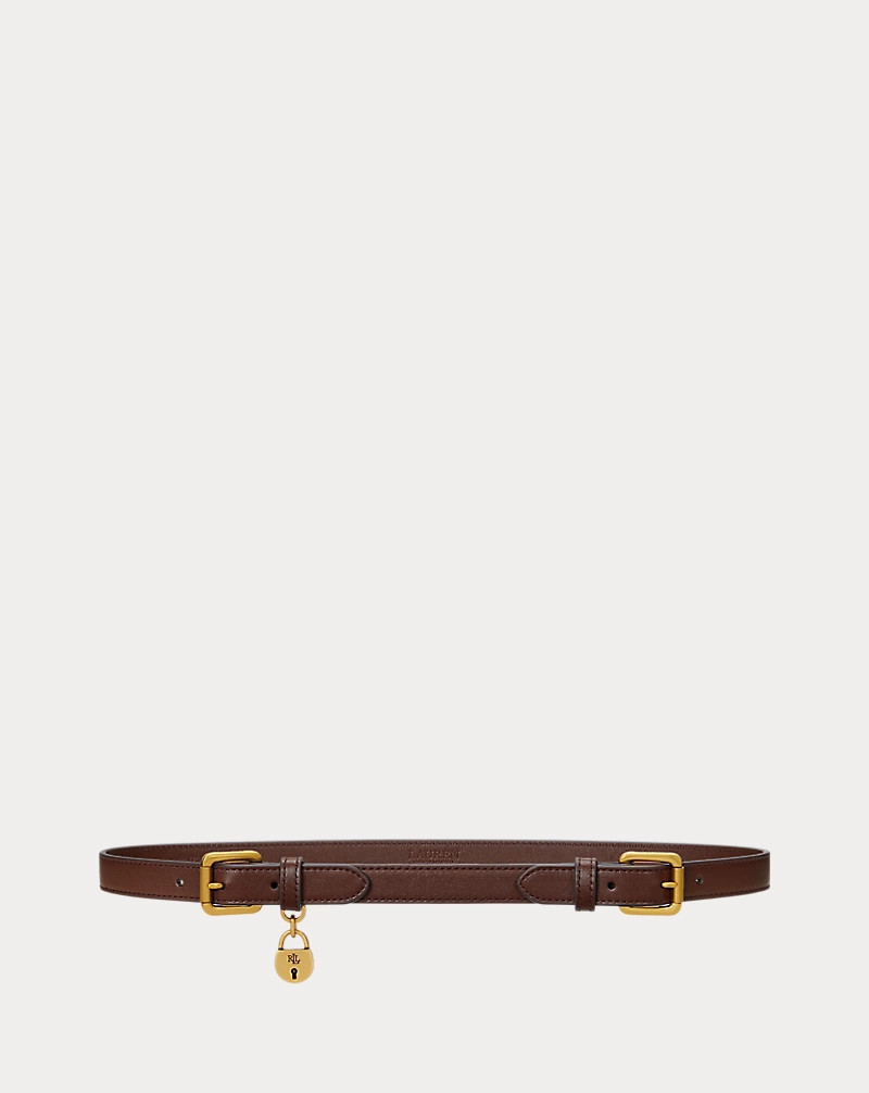 Ceinture à deux boucles en cuir | Ralph Lauren (BE & NL)