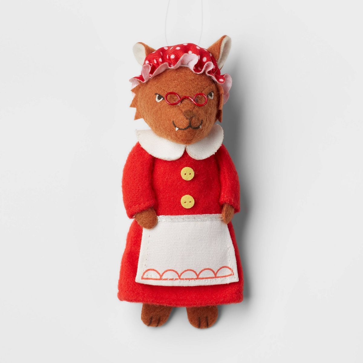 Little Red Riding Hood Wolf Fabric Christmas Tree Ornament - Wondershop™ | Target
