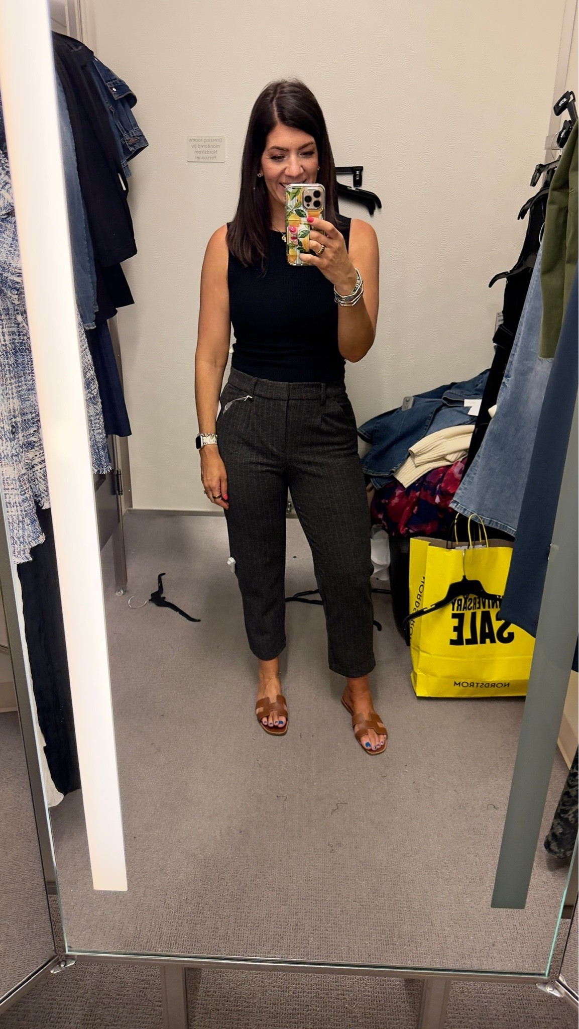 In a medium tank and 8 cropped pants 

Nordstrom anniversary sale, NSALE, NSALE fashion, Nordstrom fashion