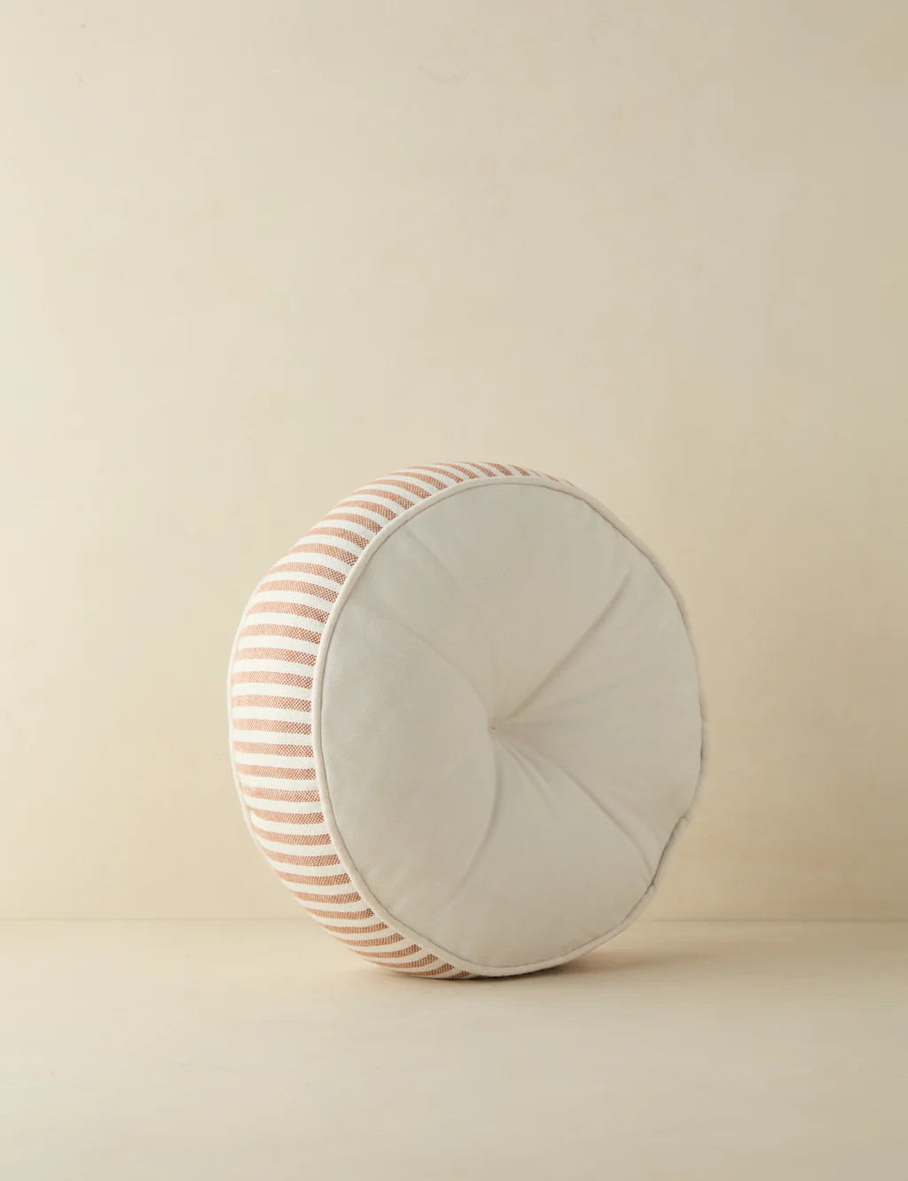 Littu Indoor / Outdoor Striped Disc Pillow | Lulu and Georgia 