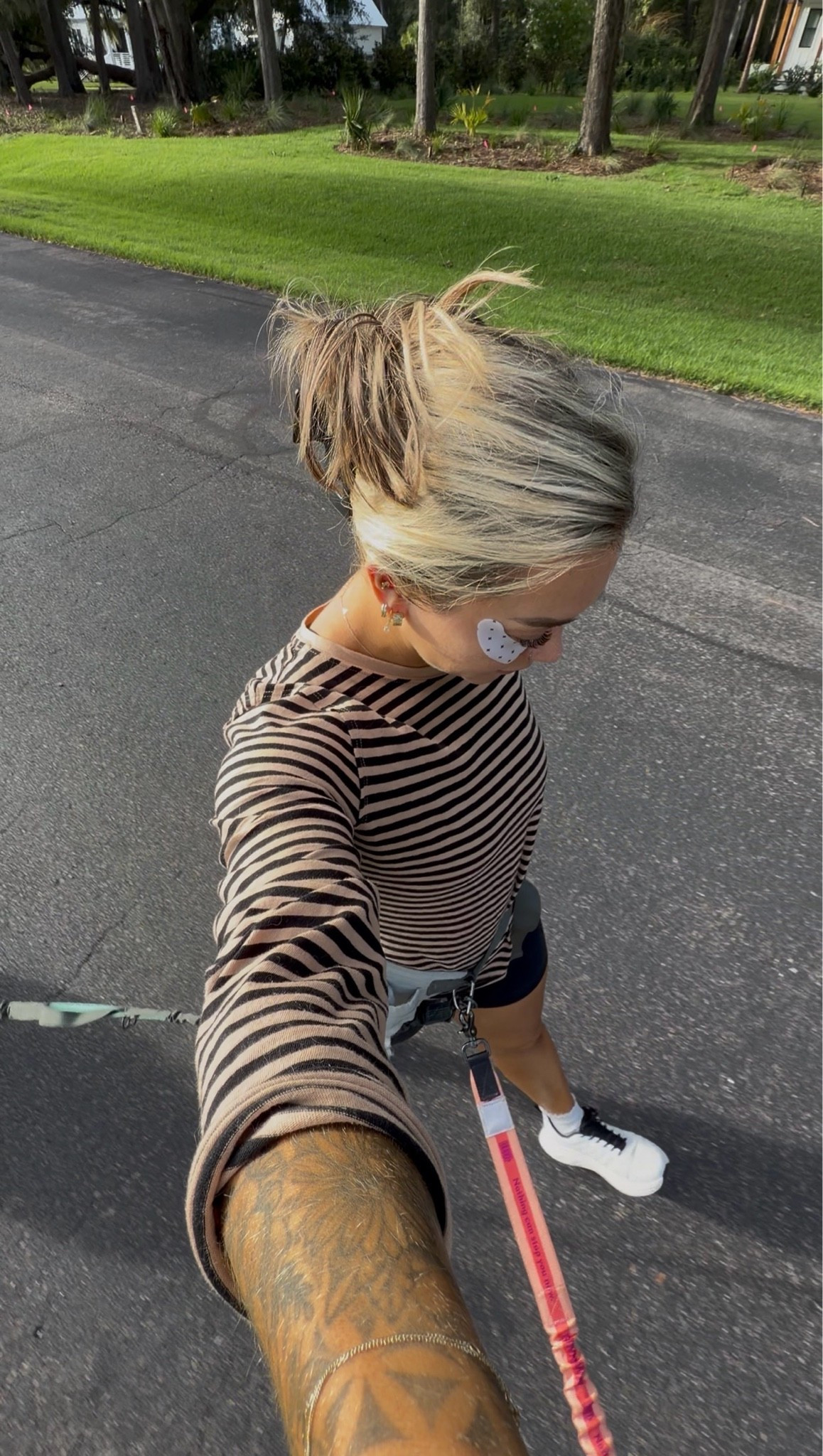 Morning walk fit deets 🤍 I’ve worn this shirt several times over the past days on and off because it’s so cozy!  M long sleeve, M shorts, tts wide sneakers, M tank underneath! 

Ootd / athleisure / comfy / Amazon / @Target / fall / Holley Gabrielle

#LTKdayinmylife #LTKgrwm #LTKmorningroutine