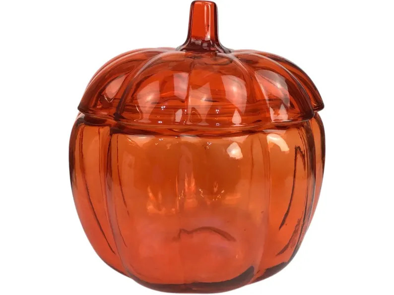Vintage Orange Glass Pumpkin Cookie Jar With Lid Anchor Hocking Halloween Fall - Etsy | Etsy (US)