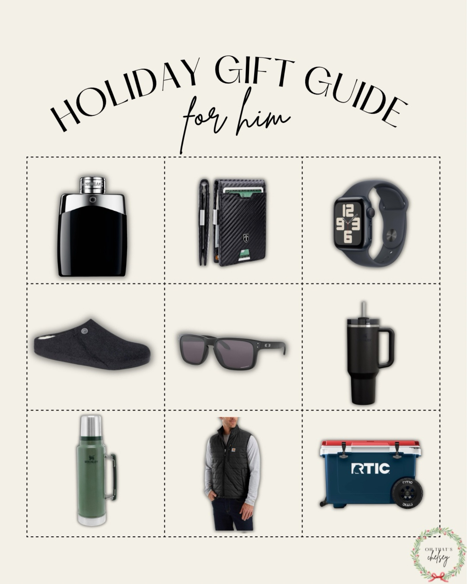 Holiday Gift Guide for Men! 



Fancy Farmer // oh that's Chelsey // christmas gift guide for men // gifts for men // best gifts for men // mens essentials // fancy farmer finds

#LTKMens #LTKGiftGuide #LTKHoliday