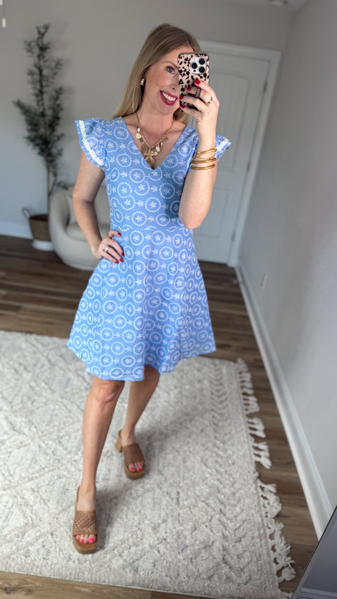 Weekend Walmart Wins try-on
Blue eyelet dress- small 

#LTKootd #LTKgrwm