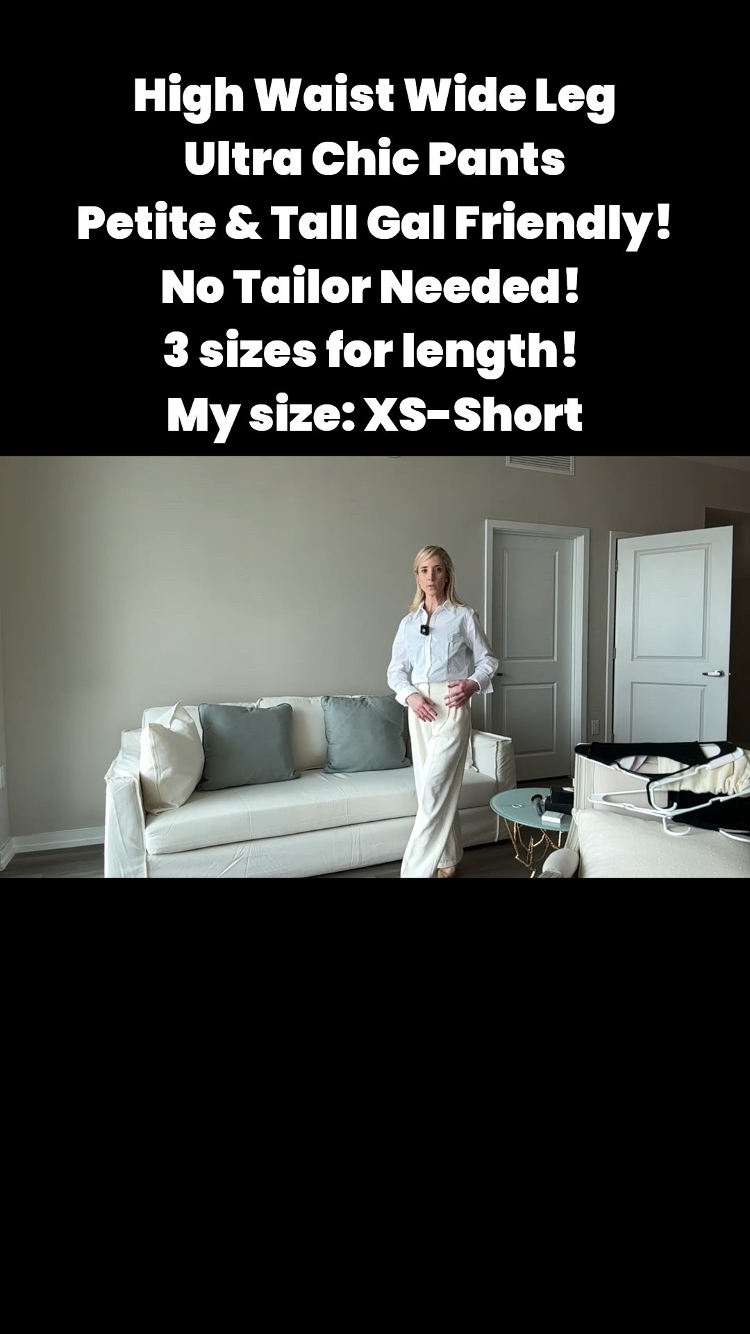 High-waisted, wide-leg ultra chic pants for petite and tall women! No tailor needed! Three sizes for length! My size: XS-Short. Gorgeous machine washable pants on Amazon Fashion! Year-round wardrobe staple. perfect for summer wardrobe! :)  

 #LTKPetite #LTKFindsUnder50 #LTKStyleTip