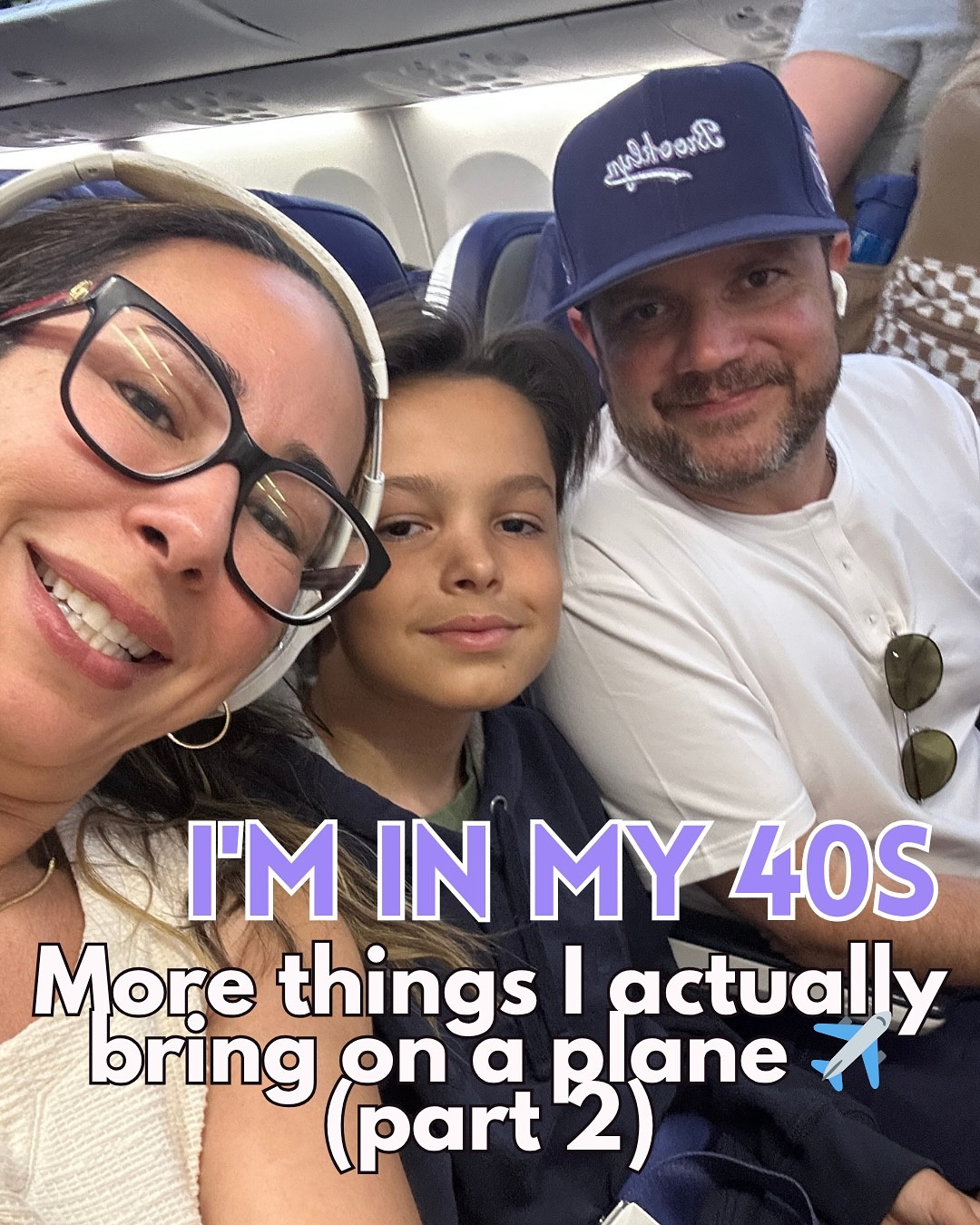 I’m in my 40s and this is part 2 of what I actually bring on a plane.
No curated carry-ons here. Just stuff that makes flying a little easier with a teen, a husband, and a midlife body that needs snacks and backups.

$4 hand sanitizer just like the viral $10 one (save your money)

Mini Evian spray because landing somewhere hot needs a little extra hydration

Tech cord holder keeps all the things in one spot

Sunflower lanyard, a quiet signal that I might need extra time or support ✈️

Shameless snacks low sugar, 70 cal and actually taste good

Covered hairbrush because I’m not brushing my hair with pocket lint

Did you already see part one? What would your flight essentials be?

#LTKTravel #LTKFindsUnder50 #LTKFamily