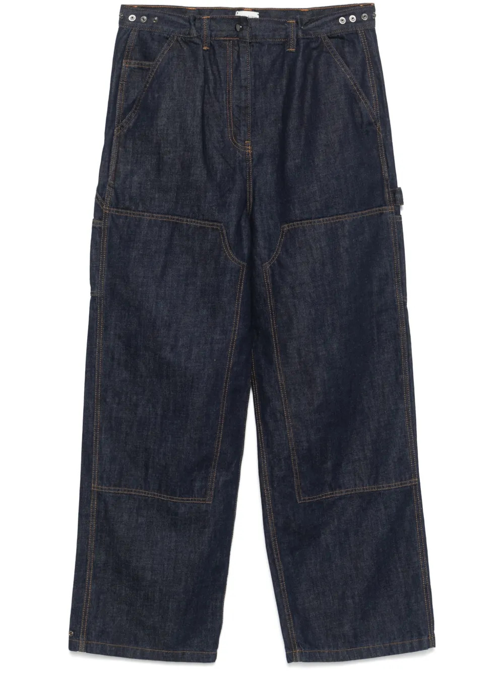 Magda Butrym wide-leg Jeans | Blue | FARFETCH UK | Farfetch Global