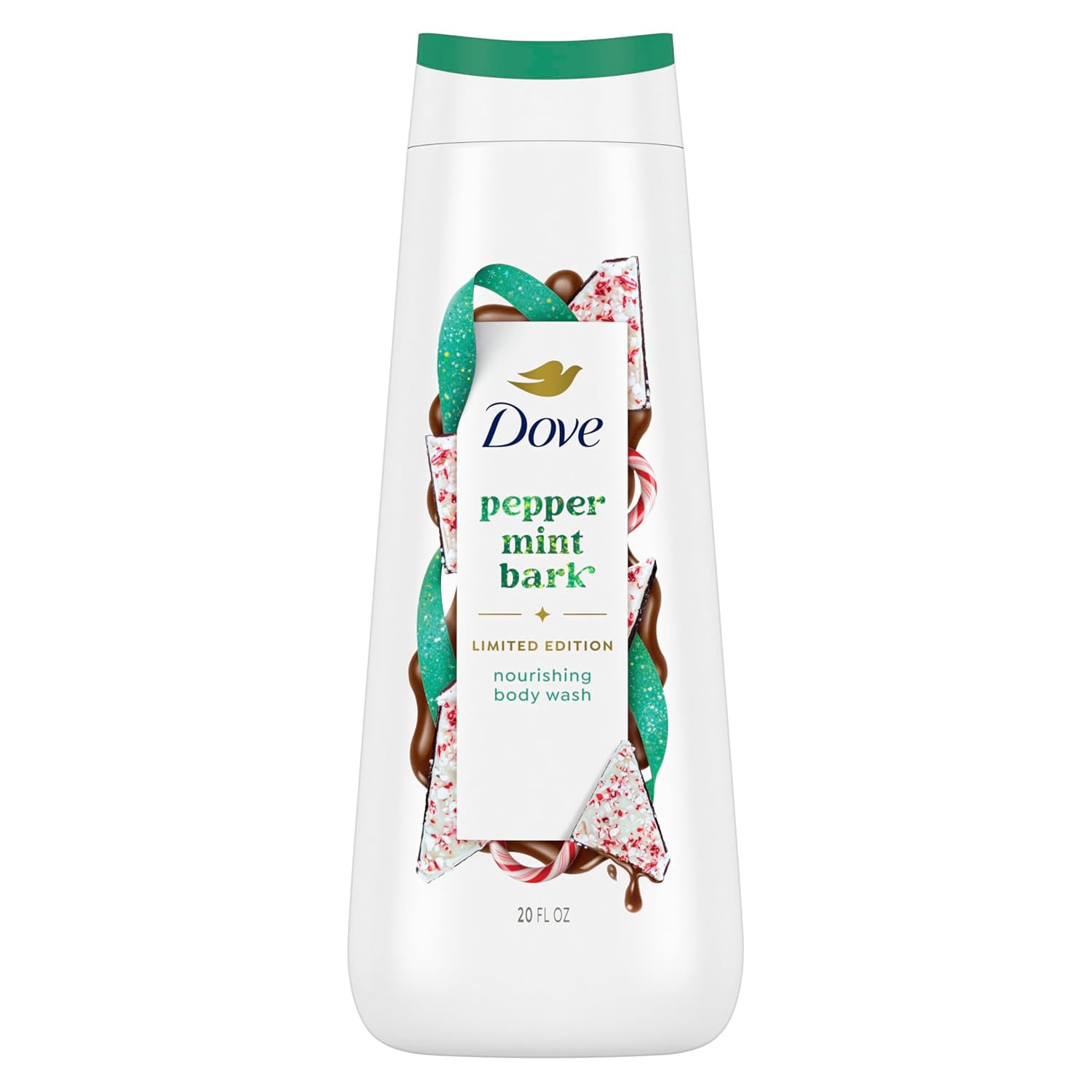 Dove Limited Edition Holiday Treats Body Wash Peppermint Bark for Deep Nourishment 20 oz | Amazon (US)