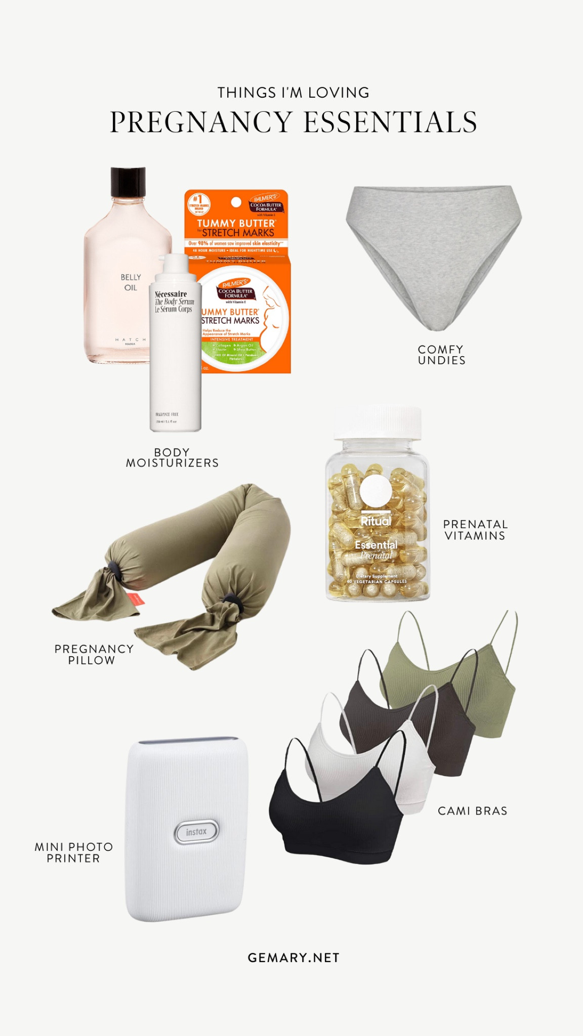 Pregnancy essentials that I’m loving at the moment. More in my latest YouTube video found on www.gemary.net

#LTKbeauty #LTKunder100 #LTKbump