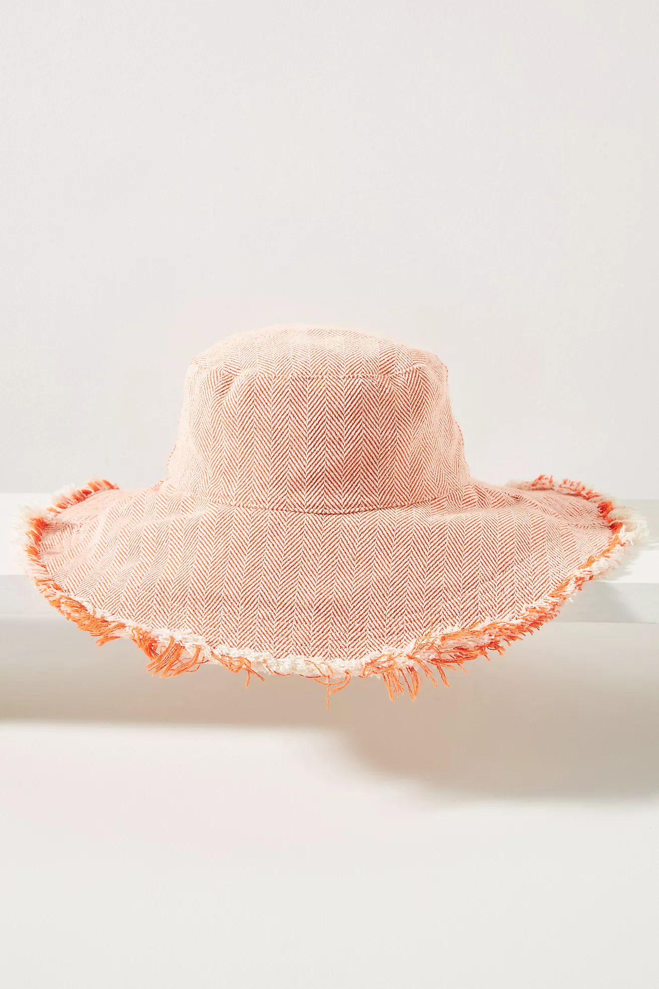 Houndstooth Frayed Bucket Hat | Anthropologie (US)
