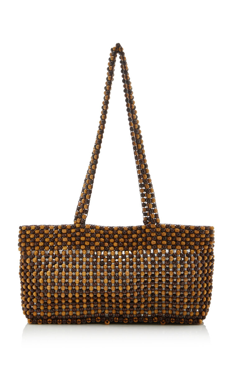 Exclusive La Isla Wood-Beaded Mini Bag | Moda Operandi (Global)
