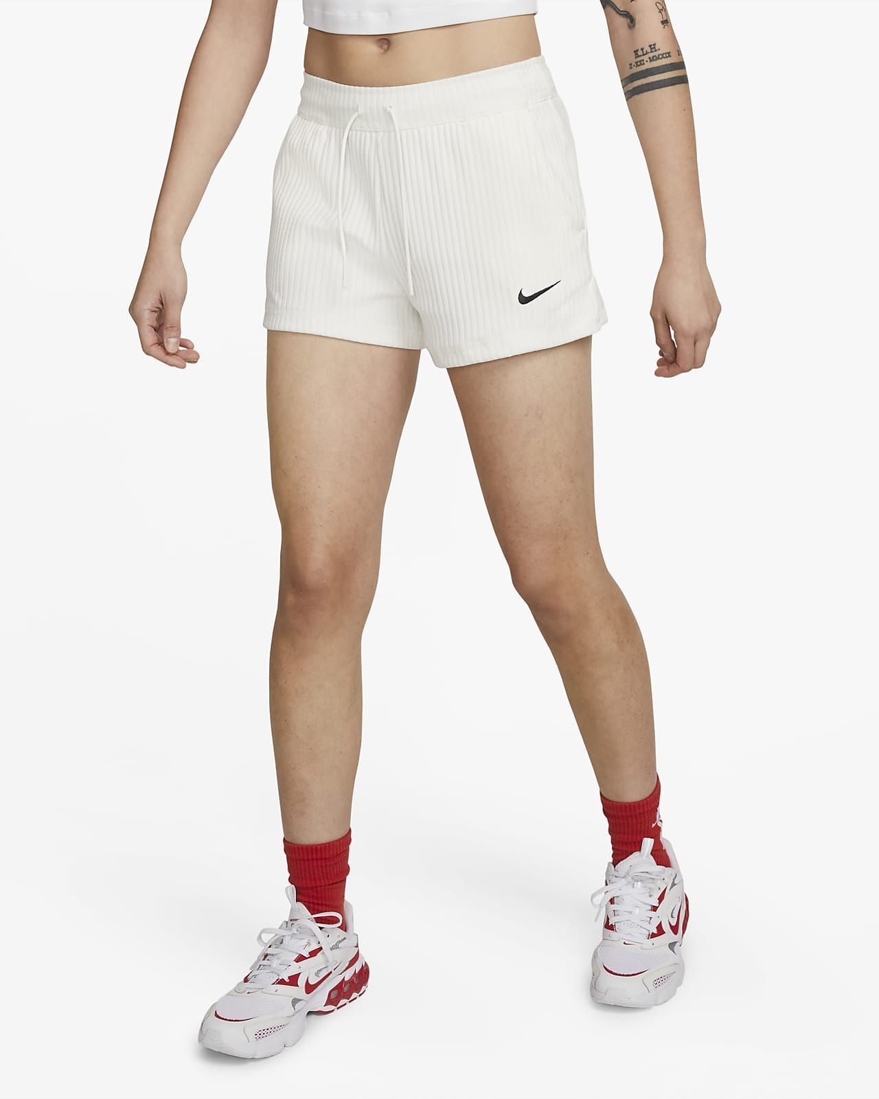 Women's High-Waisted Ribbed Jersey Shorts | Nike (US)