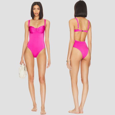 I am in a hunt for a perfect one piece bathing suit right now. I found a bunch of the nice ones on sale here! Check it out! 
Balconette One Piece in Azalea
Asta Resort
Now $64 
Previous price: $120


#LTKSwim #LTKFindsUnder100 #LTKSaleAlert