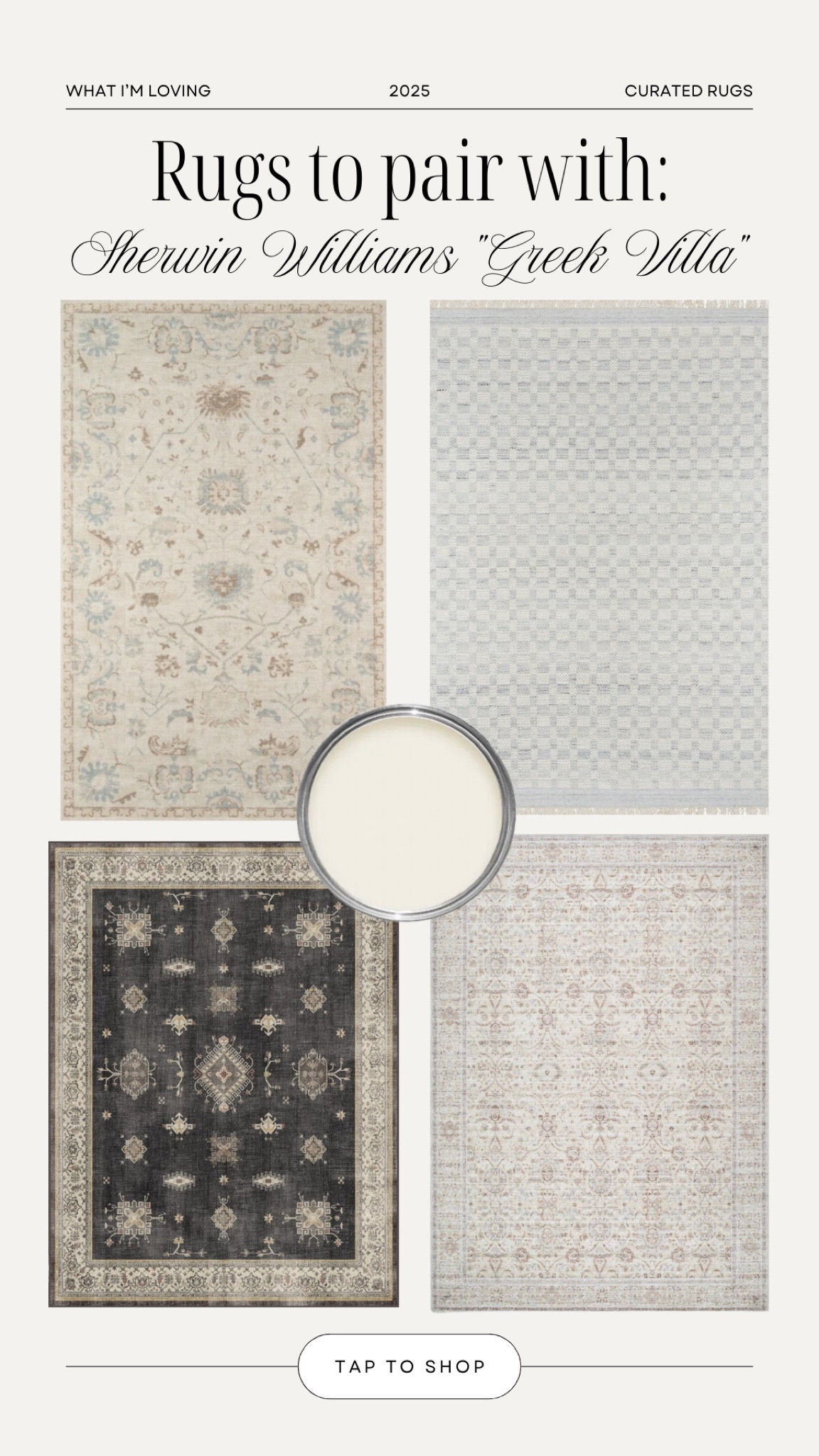 Rugs to pair with Sherwin Williams “Greek Villa"

#LTKHome #LTKStyleTip