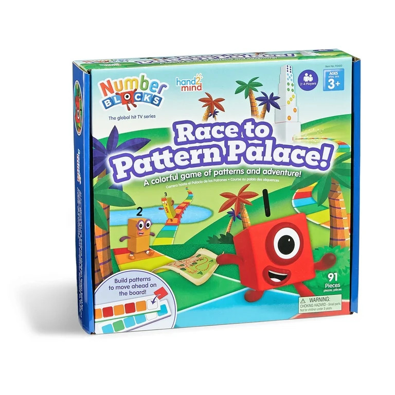 hand2mind Numberblocks Race to Pattern Palace, Mathematics and Counting Toys | Walmart (US)