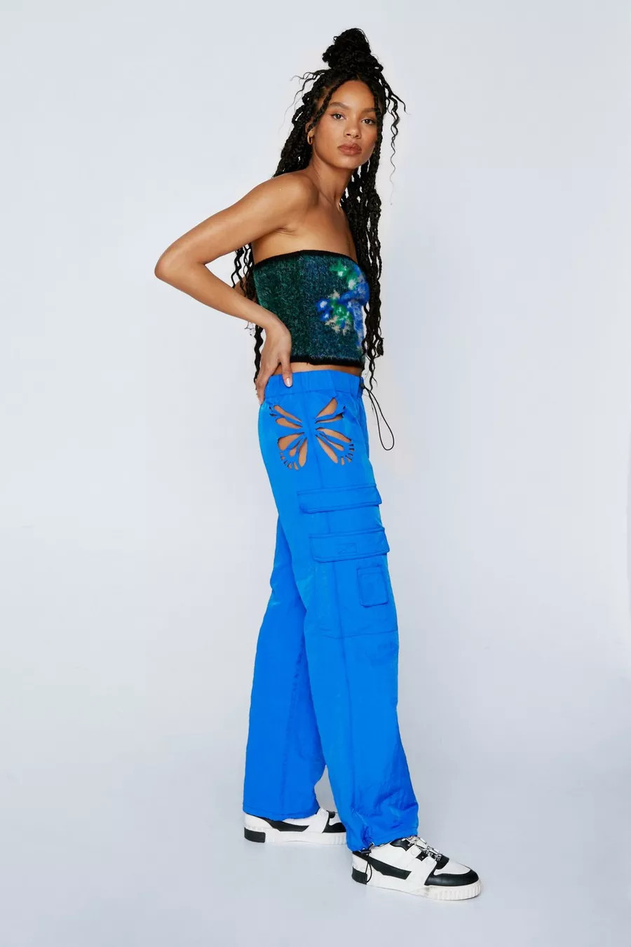 Butterfly Cutout Detail Cargo Pants | Nasty Gal (US)