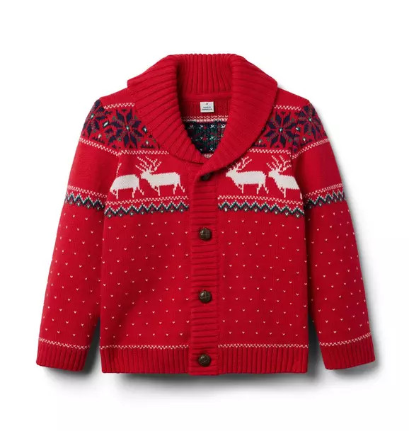 The Festive Fair Isle Cardigan | Janie and Jack