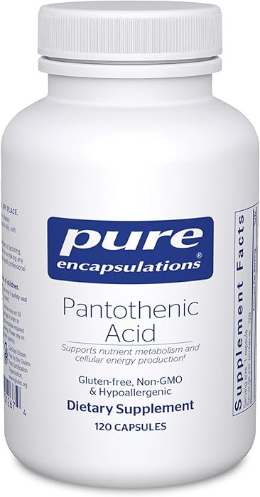 Pure Encapsulations Pantothenic Acid | Hypoallergenic Supplement Supports Cellular Energy Product... | Amazon (US)