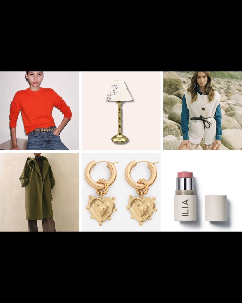 WILLOW LOVES, NOVEMBER 
What i’m loving this month… 

🤍 A pop of red is essential for my mood at this time of year 
🤍 Our new tea light candle stands and shades are bringing light & joy to the longer evenings (available at www.willowcrossley.com) 
🤍BY SOREN has a new gilet - Frida with fringing! 
🤍 The sold-out Parka of dreams, be quick! 
🤍 Wearing my heart on my ears with Boden this season 
🤍 Lip and Cheek Tint is keeping me rosy, even when I’m freezing! 

Find these (and 6 more for our paid subscribers) at Substack,  www.the-seedling.com

#LTKstyletip #LTKautumn