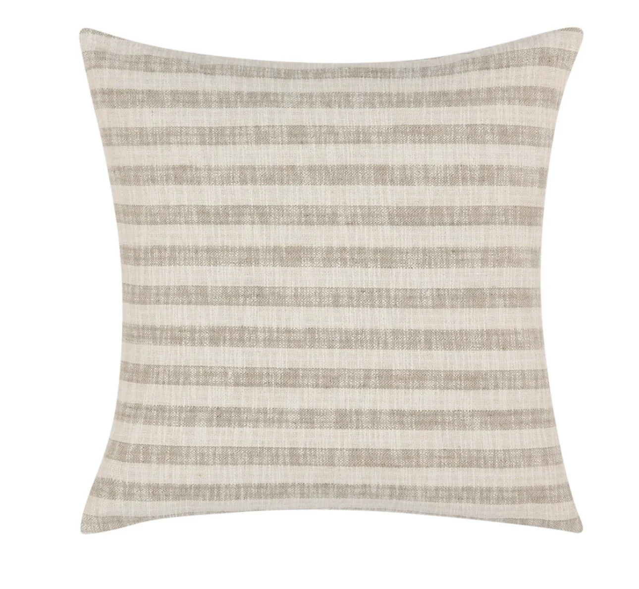 A Loma Beach Natural Ivory Striped Linen Pillow - Set of Two | Mintly Home