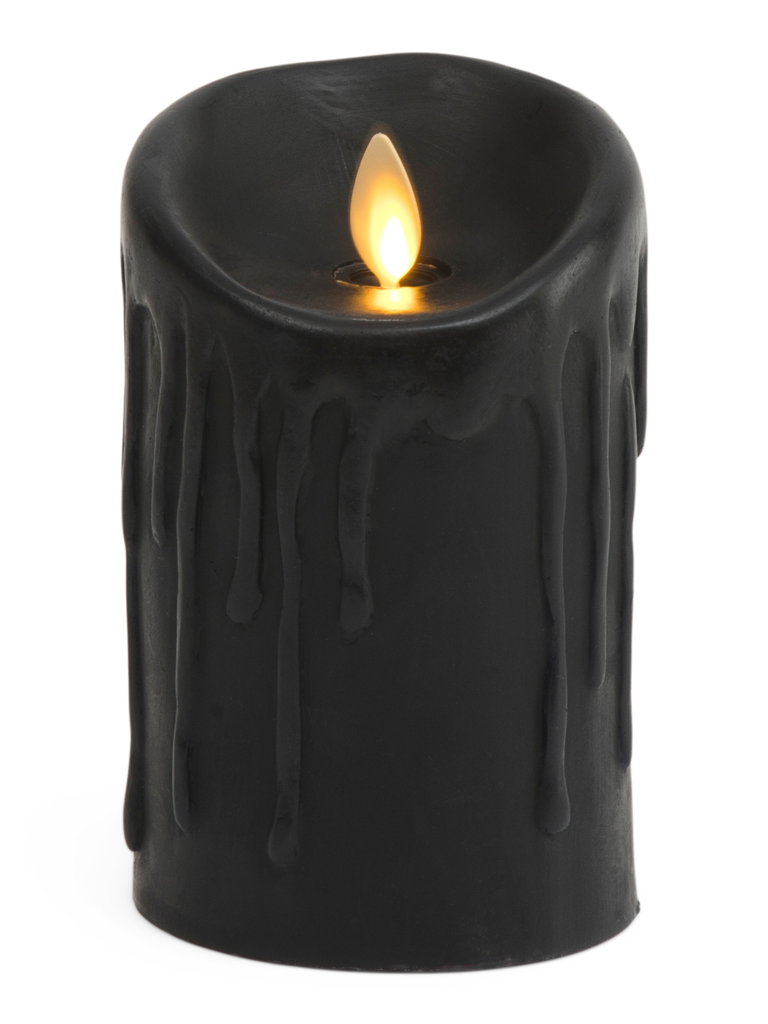 Wax Drip Flameless Candle Pillar | TJ Maxx