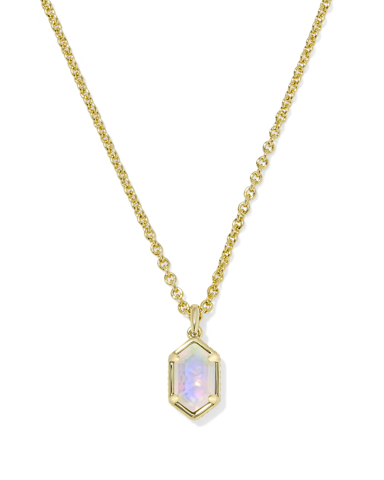 Hallie Gold Short Pendant Necklace | Kendra Scott