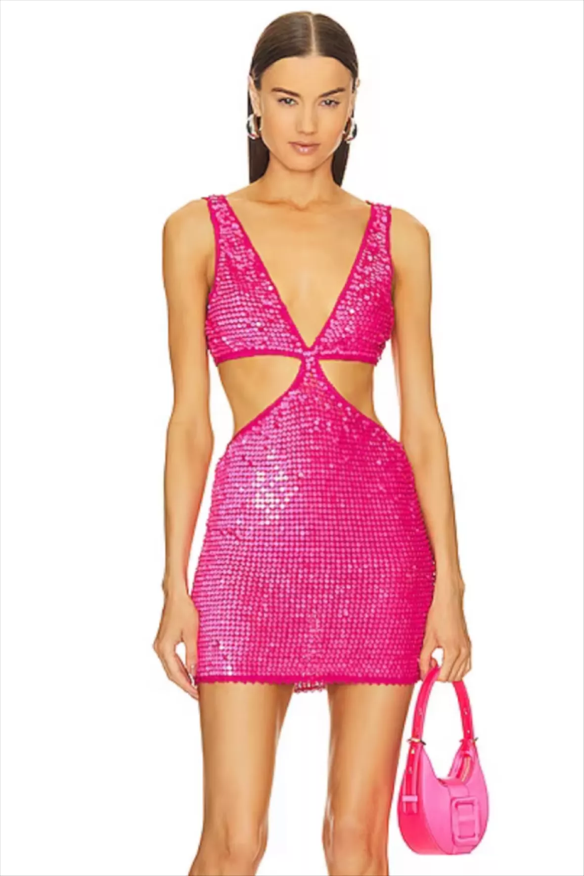 Crystal Crochet Dress in Hyper Pink curated on LTK