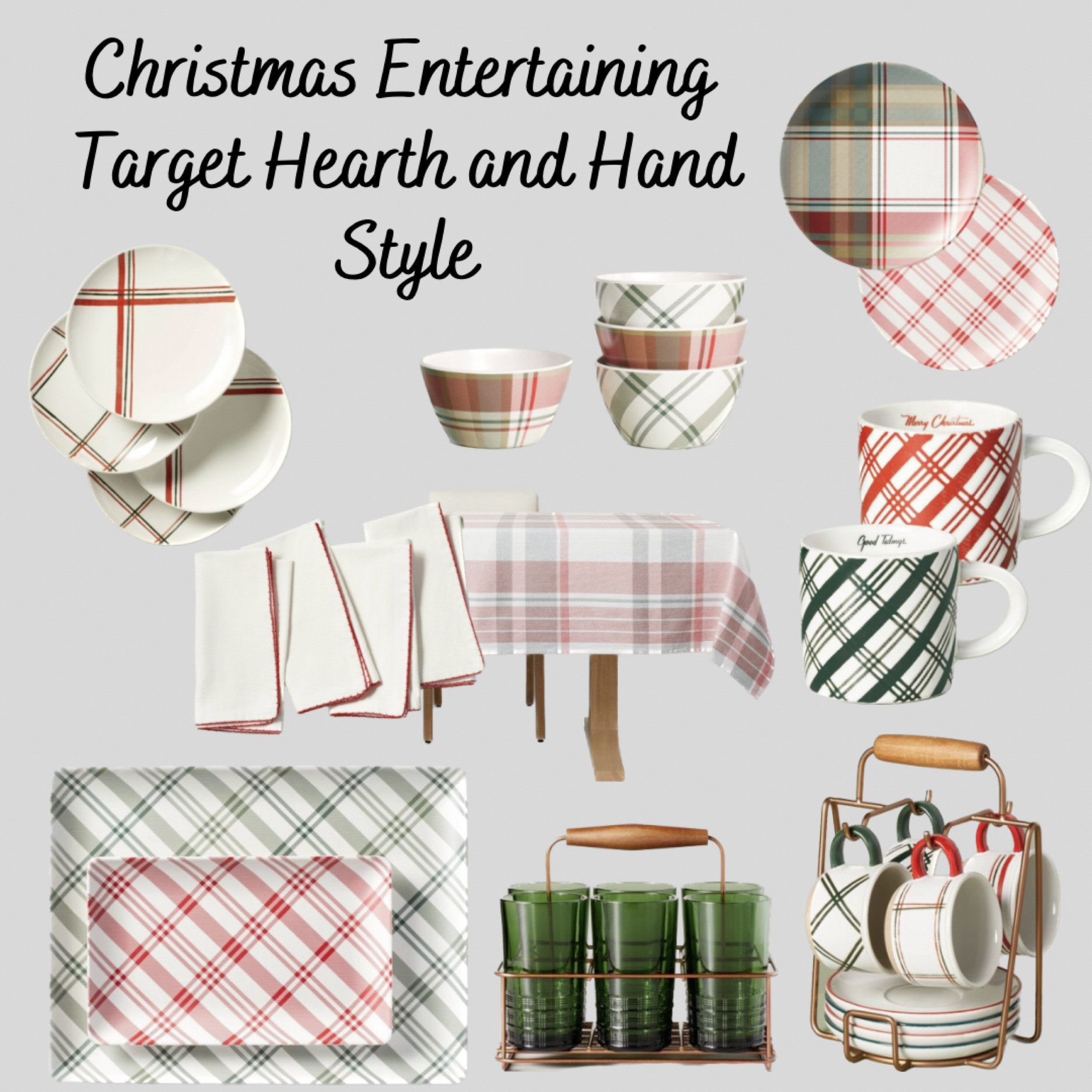 I love plaid! Especially for Christmas! Anyone else? What a better way to set a Christmas table! 

#LTKhome #LTKHoliday #LTKSeasonal
