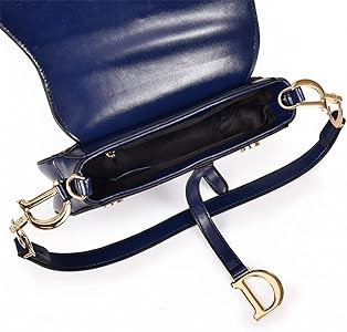 Women Saddle Shoulder Bag Trendy PU Leather Satchel Bag Underarm Handbag Crossbody Bag | Amazon (US)