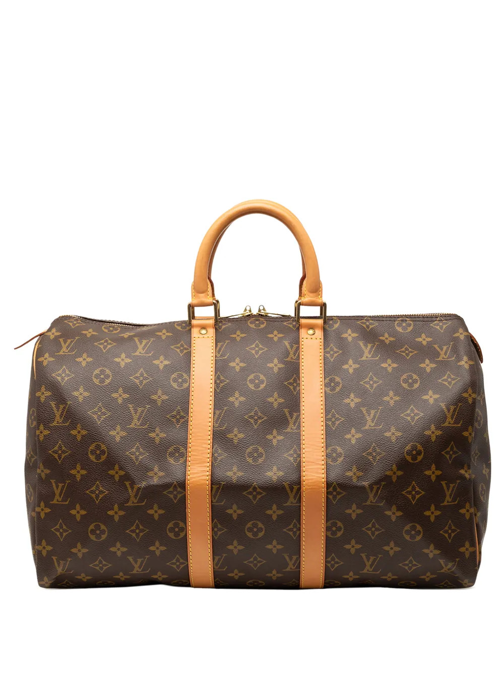 Louis Vuitton Pre-Owned 1995 Monogram Keepall 45 travel bag - Brown | Farfetch Global