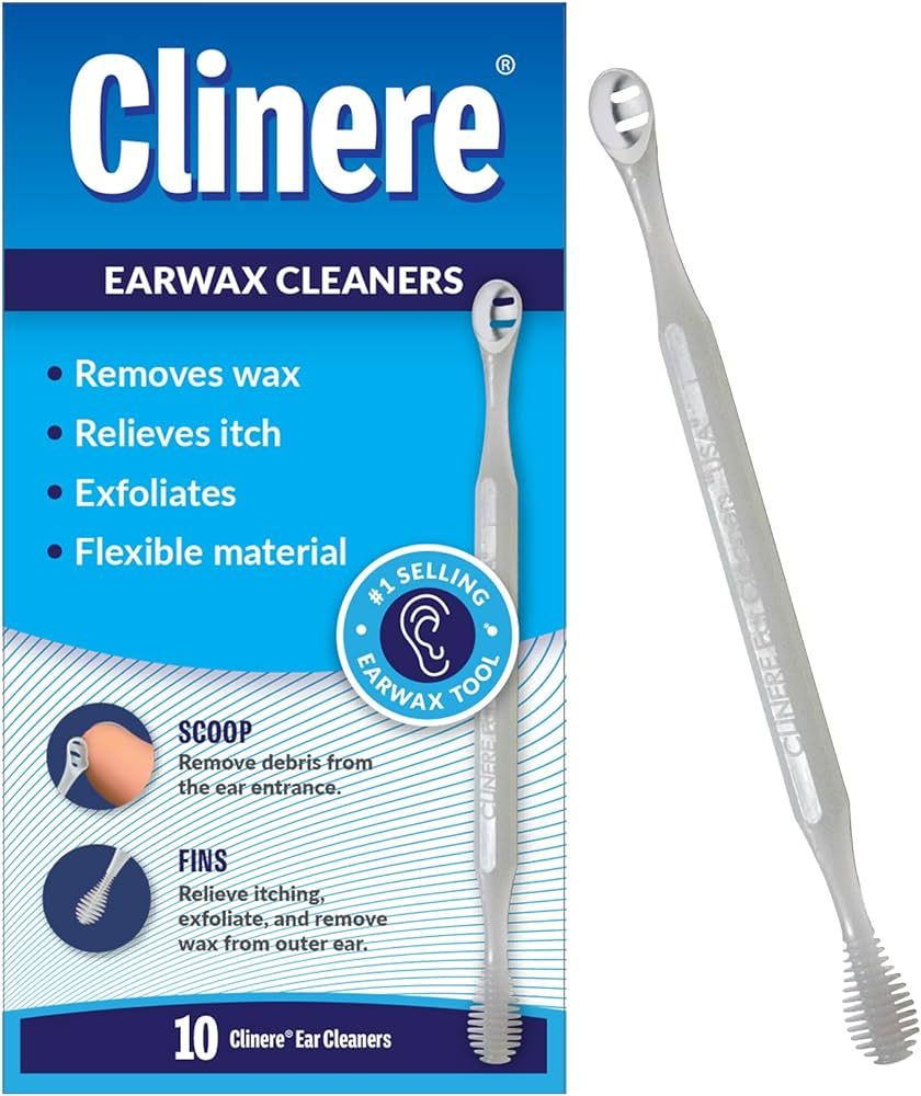 Clinere® Ear Cleaners, 10 Count Earwax Remover Tool Safely and Gently Cleaning Ear Canal at Home... | Amazon (US)