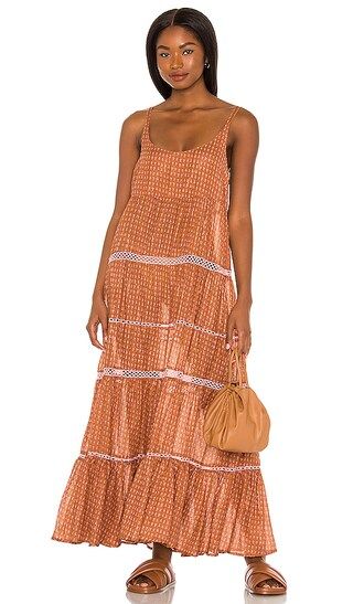 Midnight Dance Maxi Dress in Rust Combo | Revolve Clothing (Global)