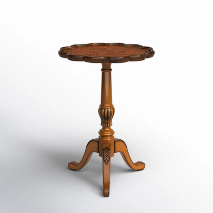 Pedestal End Table