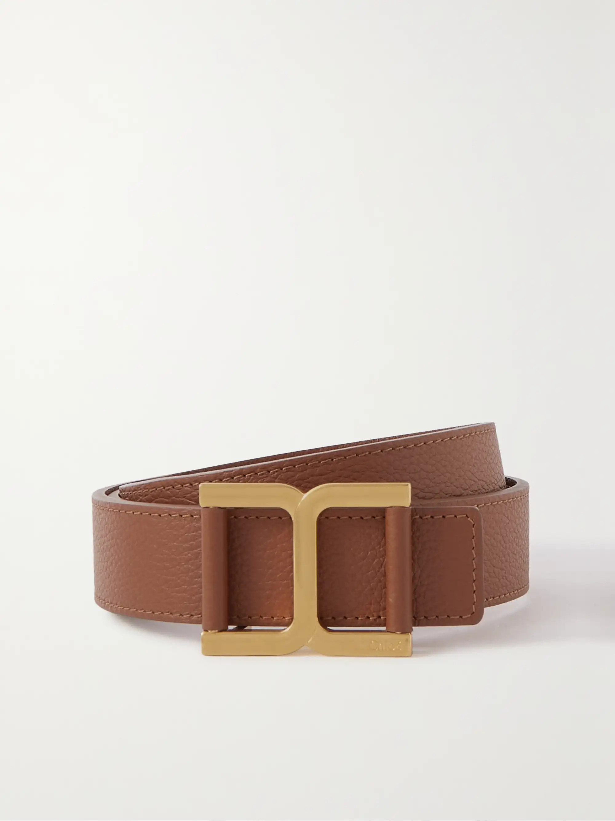 Marcie textured-leather belt | NET-A-PORTER (US)
