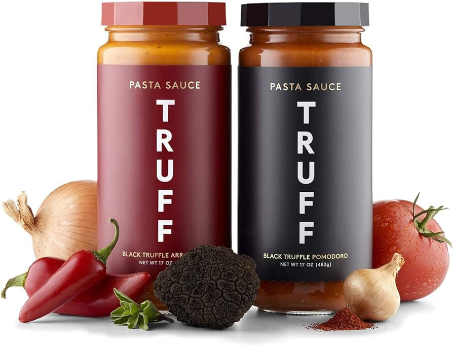 TRUFF Pasta Sauce Bundle, Black Truffle Marinara and Spicy Marinara | Flavorful Pair of Regular a... | Amazon (US)