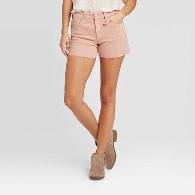 Women's High-Rise Short Jean Shorts - Universal Thread™ Vintage Rose | Target