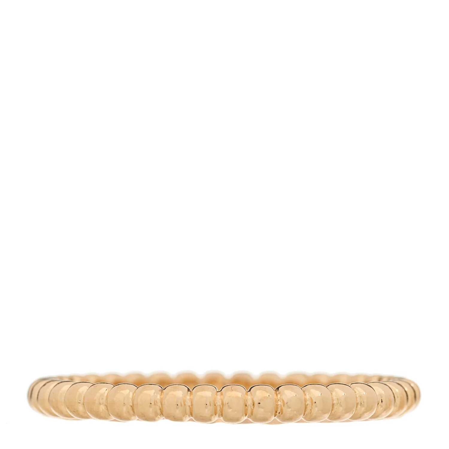 Van Cleef &amp; Arpels 18K Rose Gold Small Perlee Ring 59 8.75 1723961 | FASHIONPHILE (US)