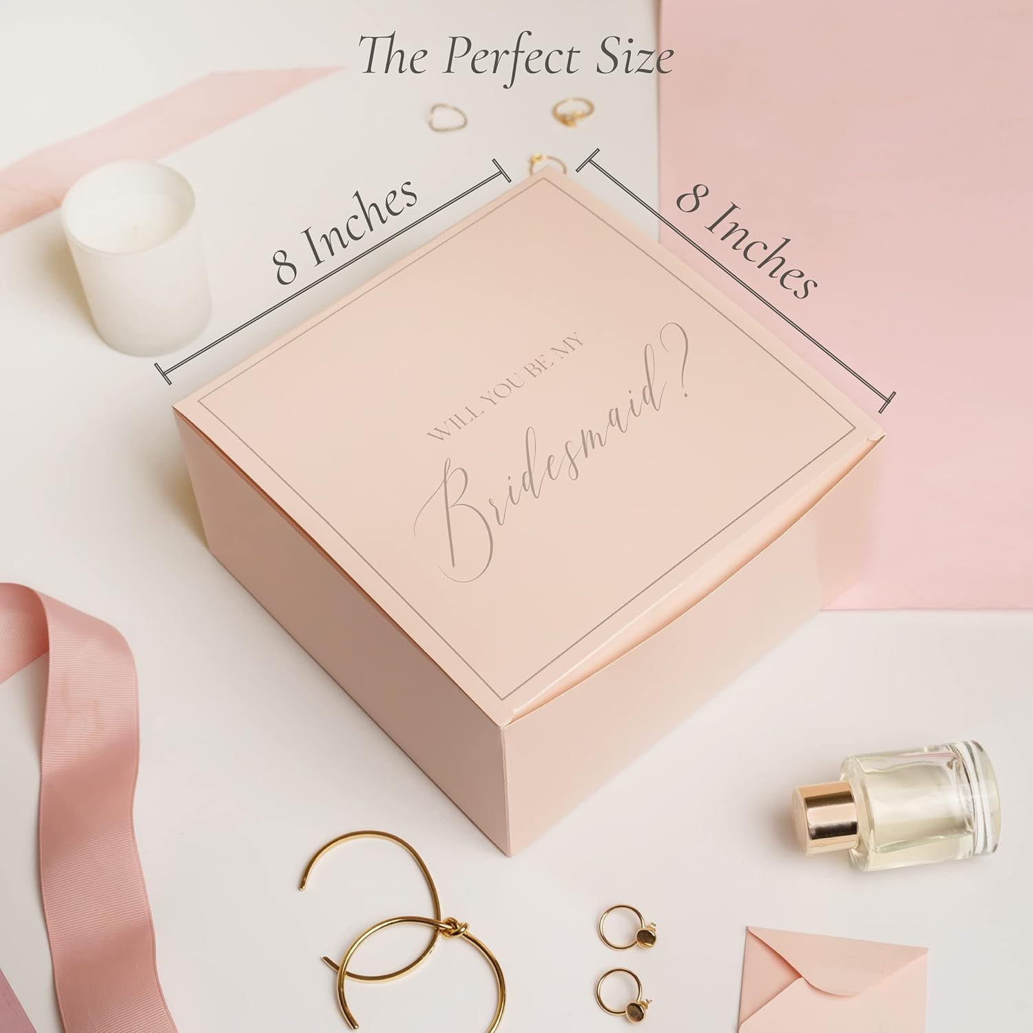 Bridesmaid Proposal Box Set of 6 I 5 Pink Will You Be My Bridesmaid Boxes & 1 Will you Be My Maid... | Amazon (CA)
