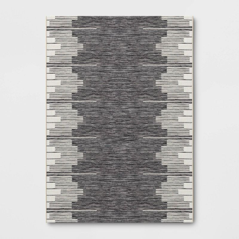 Graphic Steps Outdoor Rug Black - Project 62™ | Target