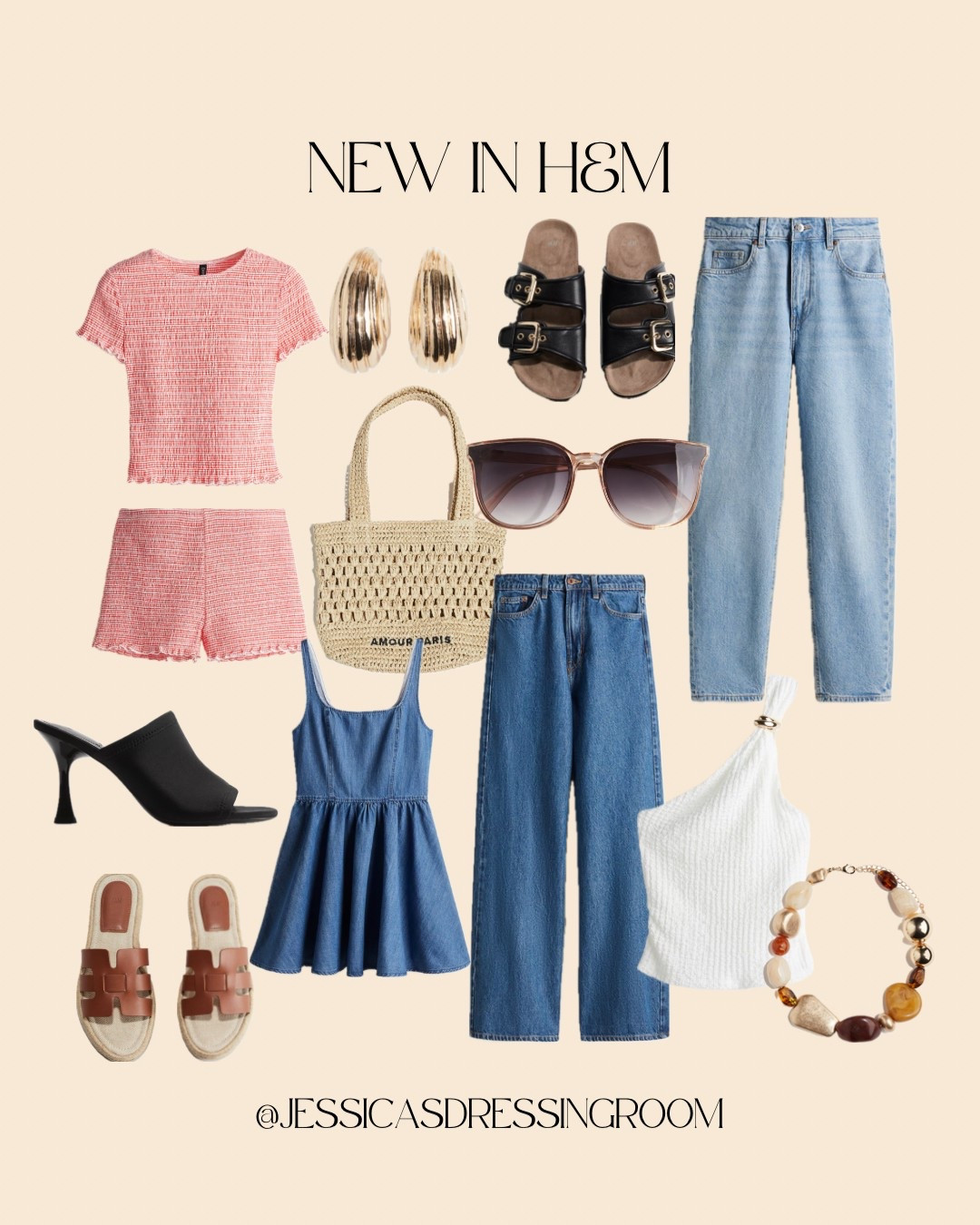 NEW IN H&M 🫶🏽

There’s so much to love at the moment! 
#hm #spring #holidayoutfit #denim #twopiece #pink #citybreak 

#LTKspring #LTKuk #LTKAprilSpotlight