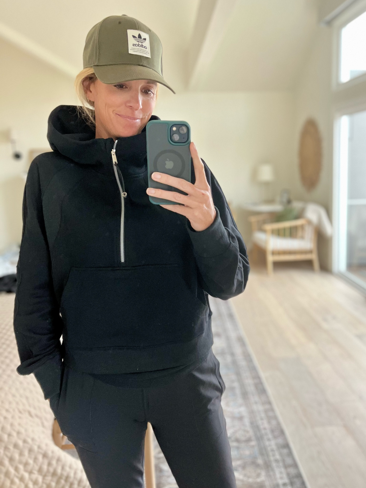 Lulu wanna be cropped hoodie 👌🏼 only $35.  I sized up two sizes to a large.   I’m 5’11  

#LTKfit #LTKunder50