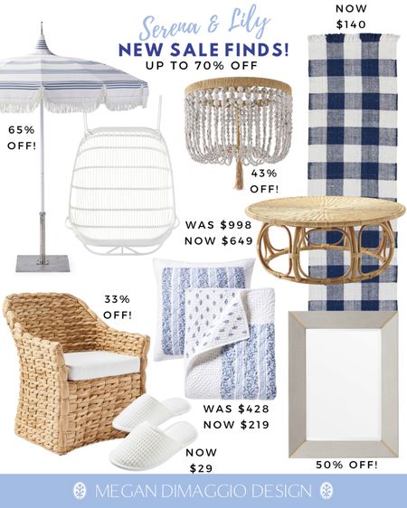 Good morning and happy Saturday!! I’ve got some great designer sale finds to share with you!! 

Including these newly added to sale and some with new lower prices 💃🏼 Serena & Lily finds!! 

Including this best selling beaded flushmount thats now over 40% off! 🤩 And our kitchen gingham runner is now just $140 for the navy color!! 🤯 

And I love this reversible quilt that was just added to sale and is over 50% OFF!! 🙌🏻 plus these spa slippers are now under $30!! Even more sale picks linked 🤍

#LTKsalealert #LTKhome #LTKunder50